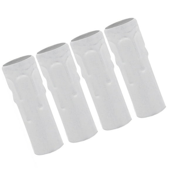 Homoyoyo Candle Chandelier Flanging Sleeve Durable Iron Casing for Lamps 4Pcs