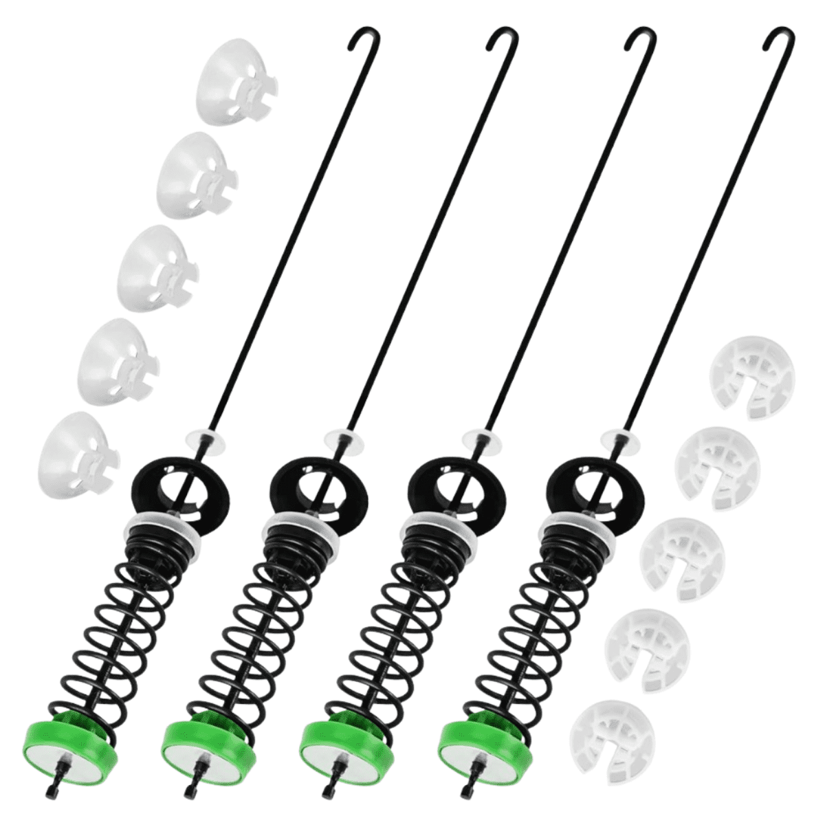 Scaroo W11130362 Washer Suspension Rod Kit For Maytag, Whirlpool MVWC565FW2 4-PCS