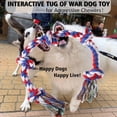 thumbnail image 7 of Olurrisa Dog Rope Toys for Aggressive Chewers, 5 Knots Rope Chew Toy for Large Dogs Under 15$, 7 of 7