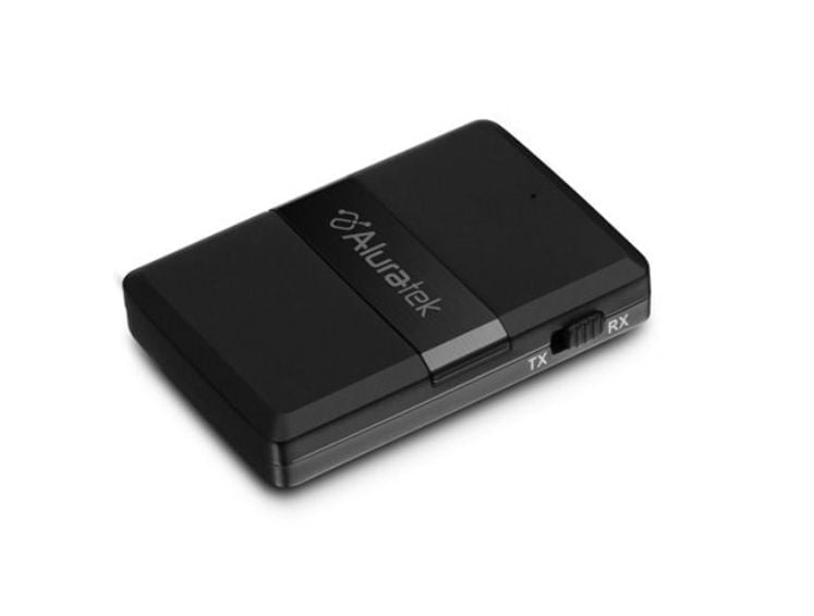 Aluratek Bluetooth Audio Receiver / Transmitter with Detached Cable | Bluetooth 5 | 50 ft. Range