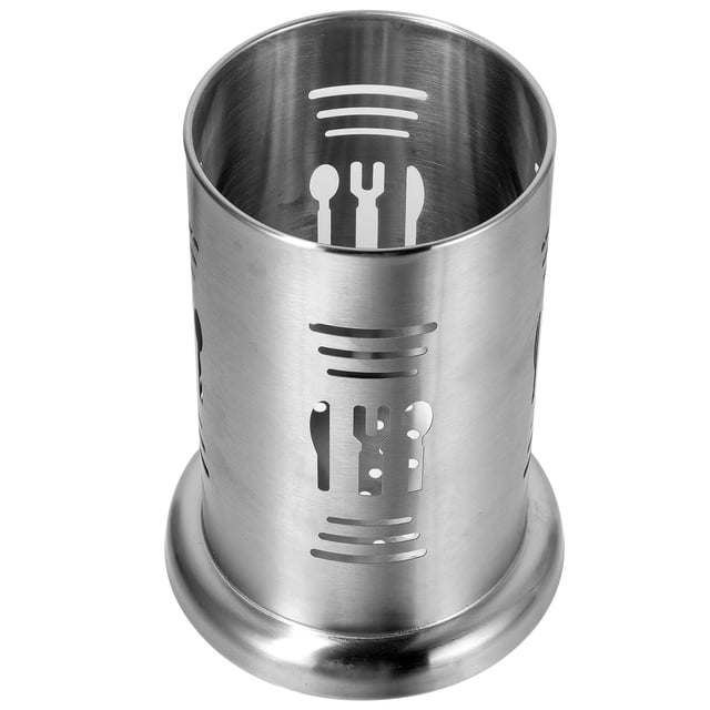 FESTFENDS Base Para Utensilios De Cocina Acero Inoxidable Con Textura Y Para Cubiertos