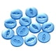 thumbnail image 1 of Uxcell 12 piezas 20L botones de costura redondos azul zafiro 12.5mm 1/2" resina 2 agujeros botón de ojo de pez para decoración de manualidades, 1 of 6