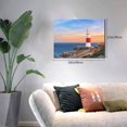 thumbnail image 2 of Naloa Lighthous1 Print Canvas Picture,Wall Pictures, Modern Decorative Poster,Art Prints for Bedroom, Toilet, 40 x 30 cm, Built-in Wooden Frame, 2 of 6