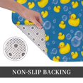 thumbnail image 6 of Gaeub Rubber Duck Print Door Mat with Heavy Duty Backing,Welcome Mats for Entryway, Flannel Anti-Slip Doormat, Garge Porch Entryway Mat,16x24in Outdoor Indoor Welcome Mat, 6 of 7