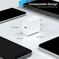thumbnail image 4 of iPhone 14 13 12 11 Fast Charger, [Apple MFi Certified] 20W PD USB C Wall Charger Block, Type-C Power Adapter Charging Plug for Apple iPhone 14/14 Pro Max/13 Pro/12 Mini/11/XS/8 iPad Pro,Samsung Galaxy, 4 of 6
