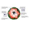 thumbnail image 1 of Flower Landscape Lamp Simulated Flower Shape Plastic Decoration Lamp LED Solar Charging Float Lamp Waterproof Decoration Lamp for Garden Pond Pool, 1 of 5
