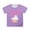 Purple, variant on WOYY Toddler Girls 100 Days Of School T-Shirt Short Sleeve Crew Neck T Shirt, Sizes 3-4T