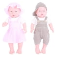 thumbnail image 2 of 2 muñecos para bebés recién nacidos, niño y , accesorios para fotografía realistas, entrenamiento para , CUTICAT Silicona de muñecas renacidas realistas, 2 of 8