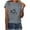 Gray, variant on My Order Women's Short Sleeve Heart Print Round Neck Tshirt Summer Fashion Blouse My Items