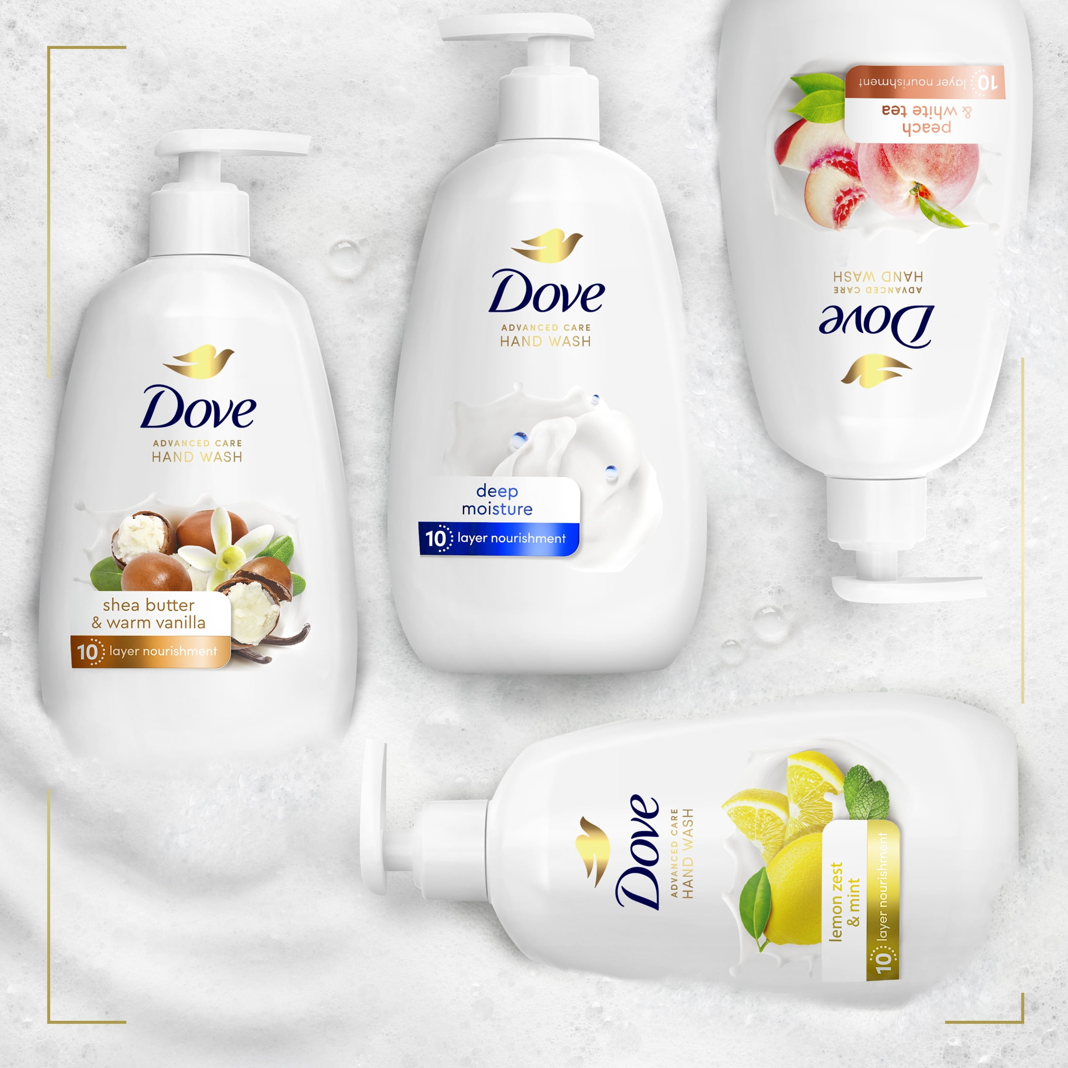 Dove Liquid Hand Wash Deep Moisture More Moisturizing than Leading Ordinary Hand Soap, 12 oz