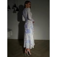 thumbnail image 4 of Vestido de otoño con lentejuelas nuevo de Bornladies, vestido de noche de diseño para mujer, elegante vestido de fiesta largo adelgazante con mangas largas y estilo elegante para mujer, 4 of 4