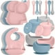 thumbnail image 1 of Set de alimentación para bebés Mummentos Silicone de 6 o más meses, paquete de 24, 1 of 7
