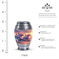 thumbnail image 2 of Sunset Dolphin Metal Urns For Human Ashes - Small Urns For Adults - Cremation Urn For Ashes - Mini Urns For Ashes Adult Set Of 4 (Size-3inch,4pcs), 2 of 5