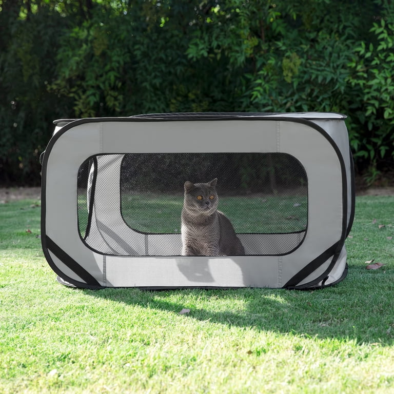 Emlimny 36 inch Portable Dog Bed - Pop Up Kennel, Indoor  display picture 1