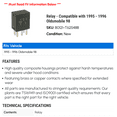 thumbnail image 2 of Relay - Compatible with 1995 - 1996 Oldsmobile 98, 2 of 2