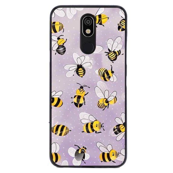 Bees-50 Phone Case, Degined for LG K12 Plus Case Men Women, Flexible Silicone Shockproof Case for LG K12 Plus