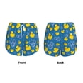 thumbnail image 3 of Balery Rubber Duck Pantalones cortos deportivos para mujer con forro y dos bolsillos, elásticos, para entrenamiento, gimnasio, yoga-Large, 3 of 7
