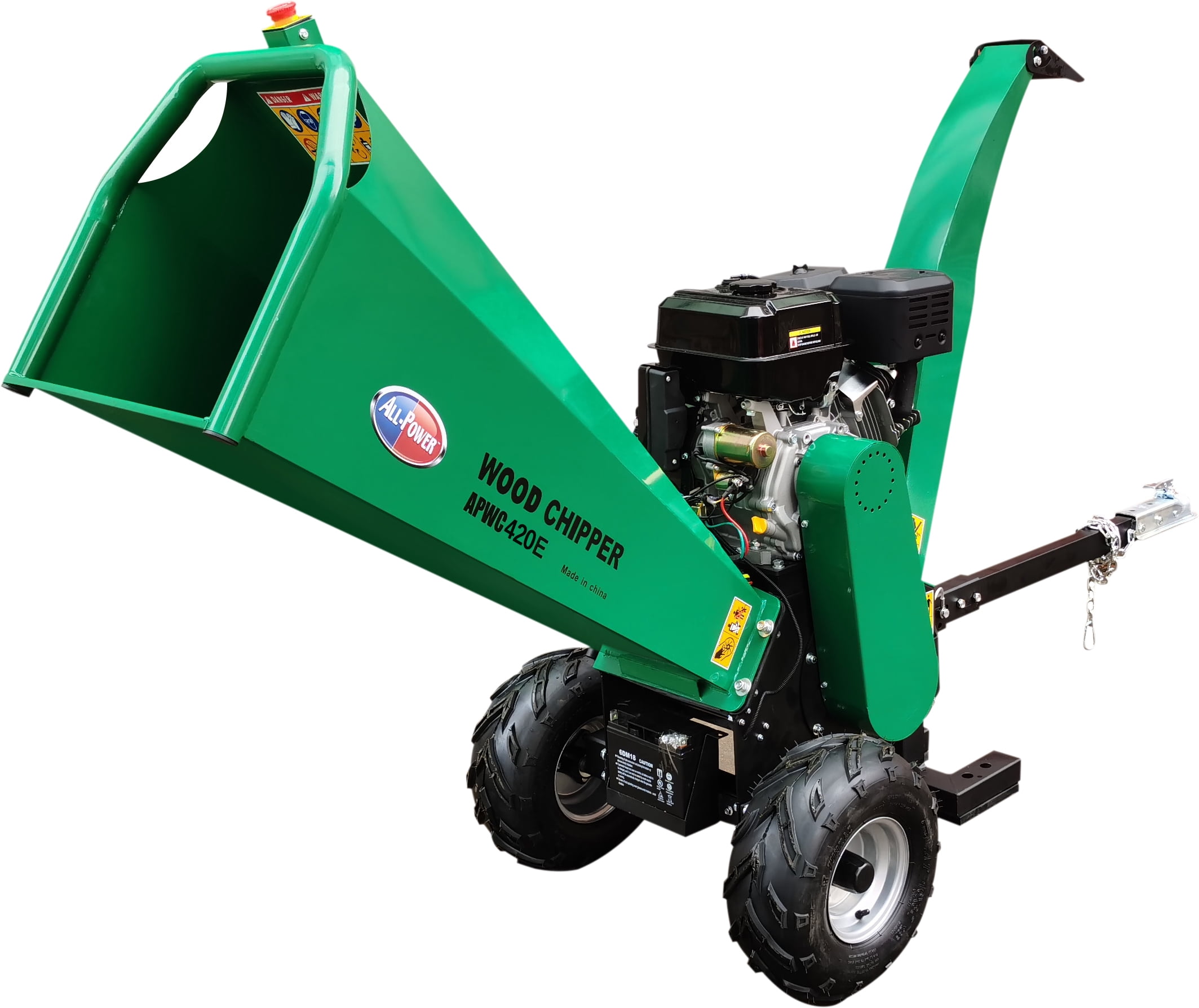 All Power Heavy Duty Wood Chipper Shredder Mulcher w/ Electric Start