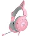 thumbnail image 1 of Auriculares para Juegos Razer Kraken Kitty V3 X con Cable y Sonido 7.1 Rosa, 1 of 9