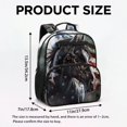 thumbnail image 7 of Jeiento Horse Preschool Backpack for Toddler, American Flag 13.5 Inch Kids School Backpack for Boys 3-5, Lightweight Bookbag with Mesh Side Pockets, 7 of 7