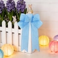 thumbnail image 5 of 2pc 7.09x9.84inch Easter Wreath Bows Decorative Bows for Home Party Front Door Holiday Decor, Easter Gifts, 5 of 6