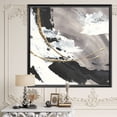 thumbnail image 1 of Designart 'Glam Painted Arcs II' Transitional Framed Art Print - 16x16, 1 of 3