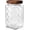 Begonia, 34oz / 1000ml, variant on Glass Jar with Lid - 16 OZ Small Airtight Canister for Kitchen Pantry and Bathroom, Decorative Storage Container for Candy, Coffee, Sugar, , Nuts, , Bath Salts, , Begonia