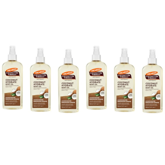 Palmers Coconut Oil Formula With Vitamin E Body Oil, 5.1 Oz, 6 Pack