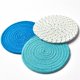 thumbnail image 2 of Juego de agarraderas para ollas de cocina, 100 % algodón, tejido de hilo, juego de 3, posavasos elegantes, almohadillas para ollas calientes, tapetes para ollas calientes, reposacucharas, 2 of 8