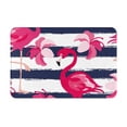 thumbnail image 2 of Goofa 16"x24" Inches Pink Flamingos Doormats for Outdoor Entrance - Non-Slip Welcome Mat, Heavy Duty Door Mats Outdoor, Spring Doormat, 2 of 9