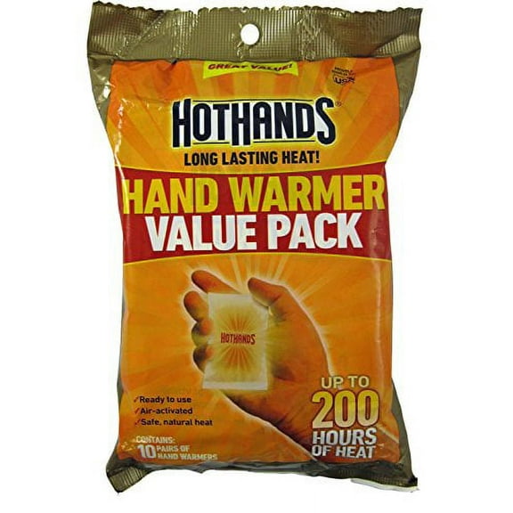 HotHands Value Packs: Bonus Package 10 Hand Warmers | 10 Toe Warmers