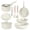 White, variant on TidBay Baby Jumper with Stand, Indoor/Outdoor Toddler Swing Set with Adjustable Chain, 2 in 1 Baby Jumper and Bouncer for Boys Girls 6-24 Months, Easy to Assemble & Store