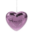 thumbnail image 1 of Disco Ball, Heart Shaped Disco Balls Mirror Reflective Hanging Disco Ball Retro Reflective Ball Lights For Valentines Day Table, Desk, Room, Home, Bar, Random Color, 1 of 8