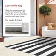 thumbnail image 4 of nuLOOM Christa Striped Indoor/Outdoor Area Rug, 3' x 5', Christa Black, 4 of 9