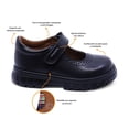 thumbnail image 2 of Zapato escolar Coqueta para niña de piel en negro Thunder con detalle perforado, 2 of 7