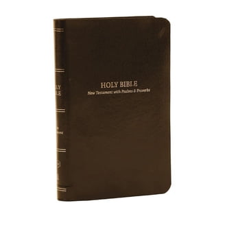KJV Holy Bible: Personal Size Giant Print, Black Leathersoft, Red