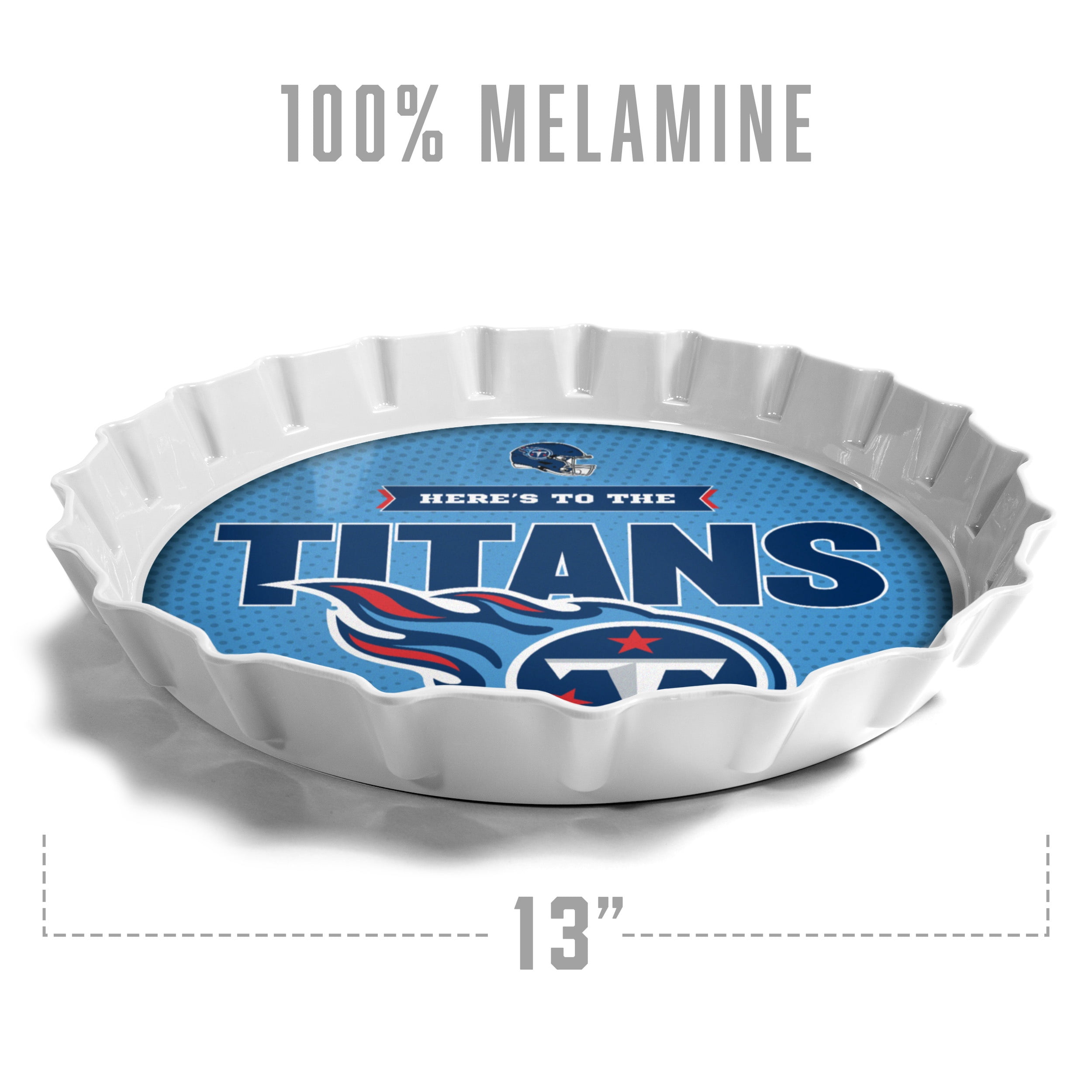 YouTheFan NFL Tennessee Titans Bottle Cap Serving Tray