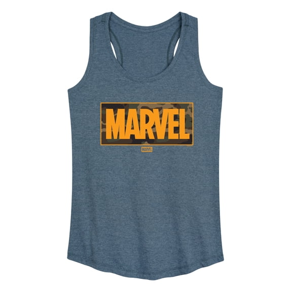 Marvel - Camo Logo - Women's Racerback Sleeveless Tank Top