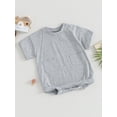 thumbnail image 3 of Bagilaanoe Newborn Baby Boy Rompers Short Sleeve Bodysuits 3M 6M 9M 12M 18M Infant Casual One Piece Short Jumpsuit, 3 of 9