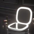 thumbnail image 1 of ZZwxWA 50% Off Clear Portable Double-Sided Makeup Mirror With 5X Magnification Foldable Design LED Lighting Rechargeable - A Illuminated Gift Mirror, 1 of 5