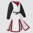 thumbnail image 2 of Tunic Shirt for Men Halloween Lace Up Blouse Top Apparel, 2 of 3