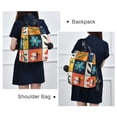 thumbnail image 4 of FORMRS Women's Travel Backpack Purse Anti-Theft Hidden Pockets Casual Shoulder Bag, Floral Patterns, 4 of 7