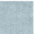 thumbnail image 6 of SAFAVIEH Joella Solid Plush Polyester Shag Area Rug, Light Blue, 5' x 5' Square, 6 of 6