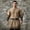 Khaki, variant on Mens Medieval Tunic Shirt Short Sleeve Renaissance Viking Costume Lace-Up V-Neck Pirate Top Retro Peasant Blouse for Halloween LARP Cosplay Festival, S-5XL