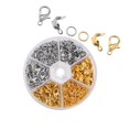 thumbnail image 1 of 1Box Alloy Lobster Claw Clasps and Jump Rings Set Jewelry Making Necklace, 1 of 9