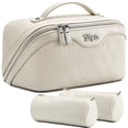thumbnail image 1 of Set de 3 bolsas organizadoras de viaje y cosméticos BOYATU, color blanco, 1 of 8