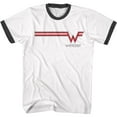 thumbnail image 1 of Weezer W Streak White/Black Adult S/S Ringer T-Shirt, 1 of 2