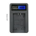 thumbnail image 5 of CIYISON Compact ABS Camera Battery Charger with LCD Display for NB13L G5X G7X Camera, 5 of 9
