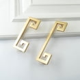 thumbnail image 2 of 4 pcs Unique Door Knobs Zinc Alloy Drawer Sturdy Cabinet Handles, 2 of 8