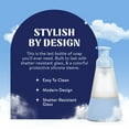 thumbnail image 4 of Cleancult Foaming Hand Soap Glass Dispenser, Shatter Resistant, Periwinkle Blue, 2 Pack, 12 oz, 4 of 8